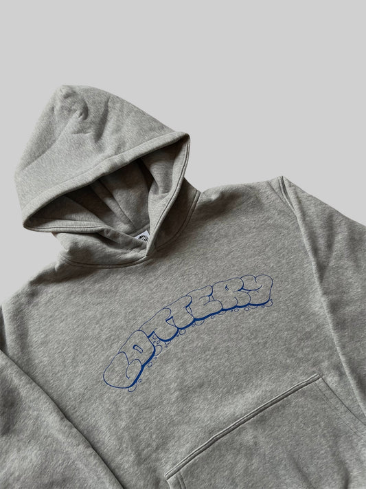 Label Hoodie - Grey