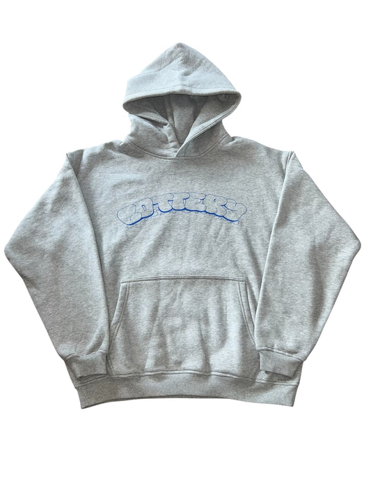 Label Hoodie - Grey